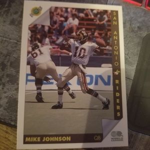 Mike johnson #155 1992 ultimate world league